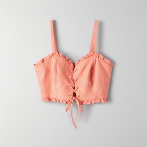 Aritzia Pink Sariah Top - Picture 3 of 9
